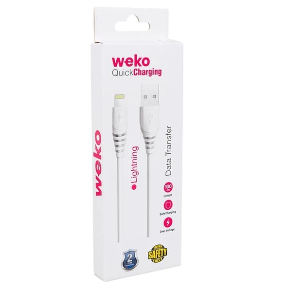 Weko WK-22019 USB To Lightning Telefon Şarj Kablosu - 3