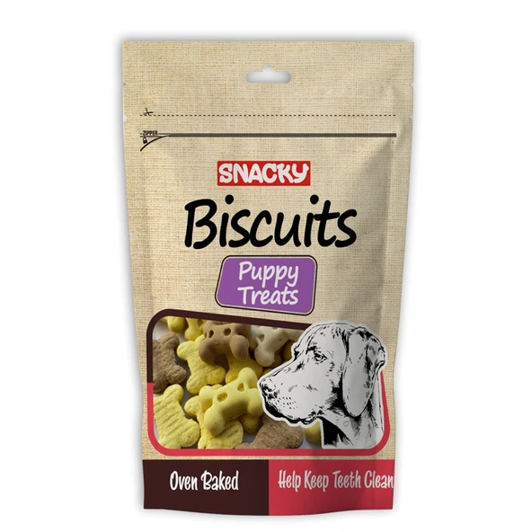 Snacky Pupy Treats Köpek Bisküvisi 200 gr - 1