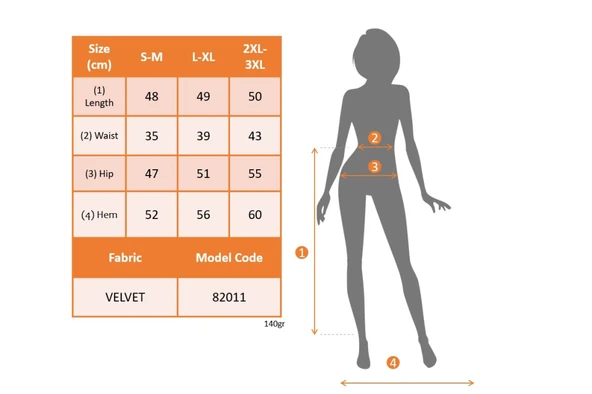 Kadın Yüksek Bel Yandan Yırtmaçlı Kısa Kadife Etek - Resim 6