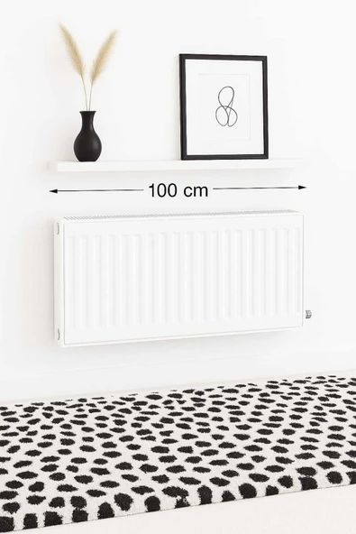 yankı-byeg 100 Cm Mat Beyaz Mdf Petek Üstü Raf Gizli Montaj Ahşap Duvar Rafı ürün görseli