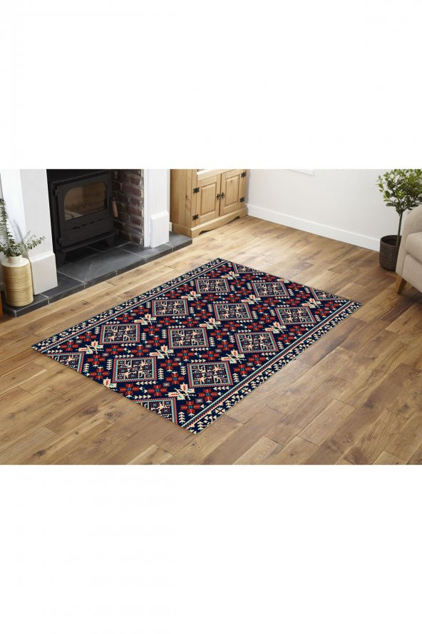 Devia Homes Natura Koleksiyonu Kilim Motif Tasarım Halı - 1
