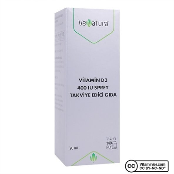 Venatura Vitamin D3 400 IU Sprey 20 ml