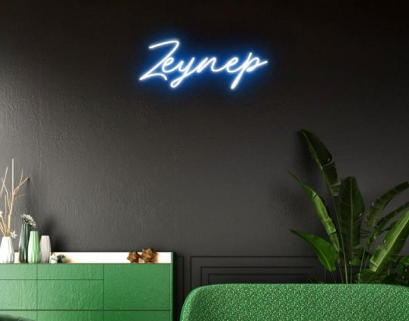 NEON LED IŞIKLI ZEYNEP YAZISI 42CM - 4