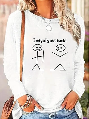 Kadın Uzun Kollu Bisiklet Yaka Baskılı Viskon Bluz ürün görseli