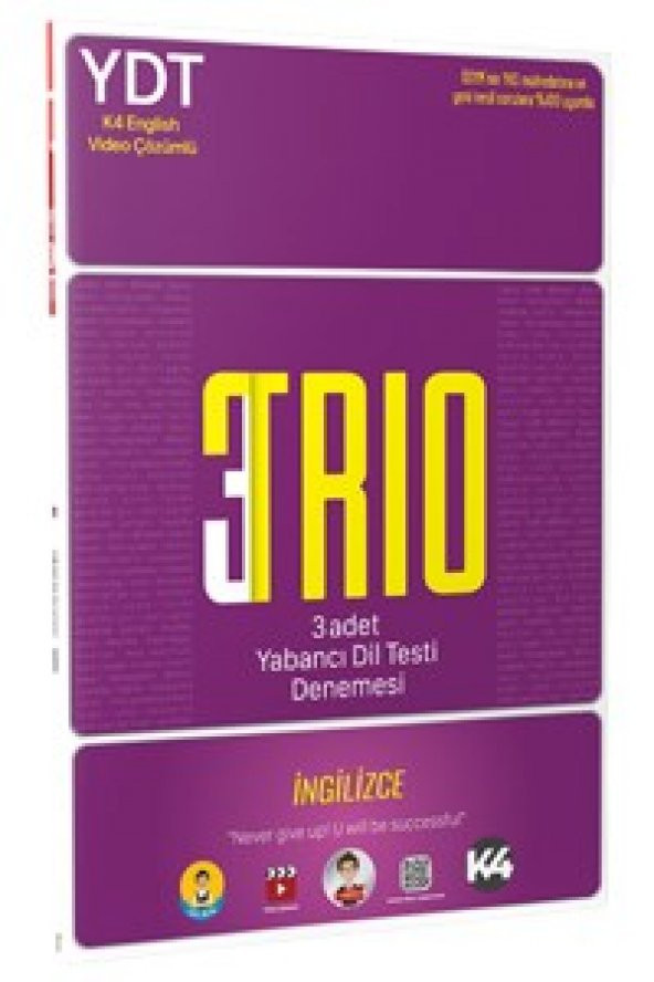 YDT İngilizce 3 lü TRIO Denemeleri Tonguç Akademi