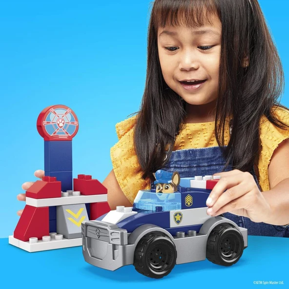Mattel Mega Bloks Paw Patrol Chase'in Polis Aracı GYJ00 - 5
