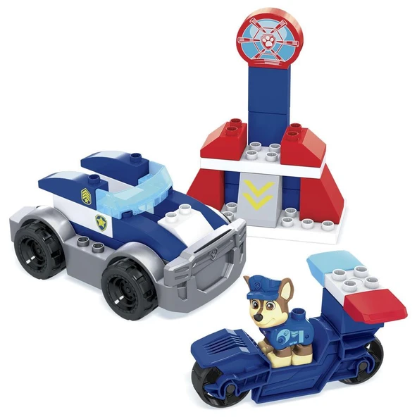 Mattel Mega Bloks Paw Patrol Chase'in Polis Aracı GYJ00 - 2