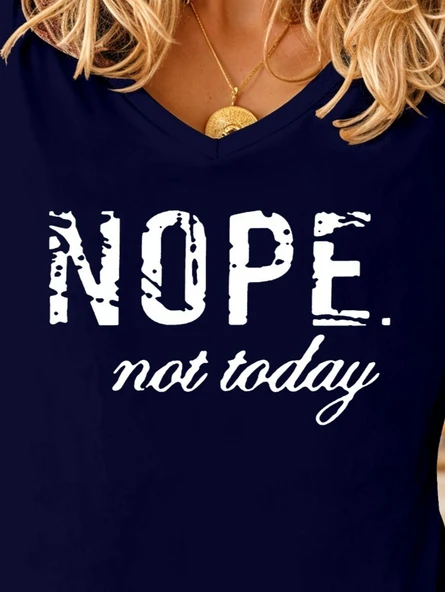 Kadın Uzun Kollu V Yakalı Viskon Iki Iplik Bluz - Resim 2