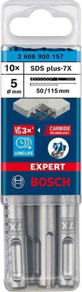 EXPERT SDS plus-7X K-Delici Ucu 5*115, 10 parça - 1