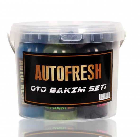 AutoFresh Seffaf Kovalı 9lu Efsane Araç Bakım Seti Fırsat Oto Bakım Temizlik Seti Bez Sünger Hediye - Resim 3