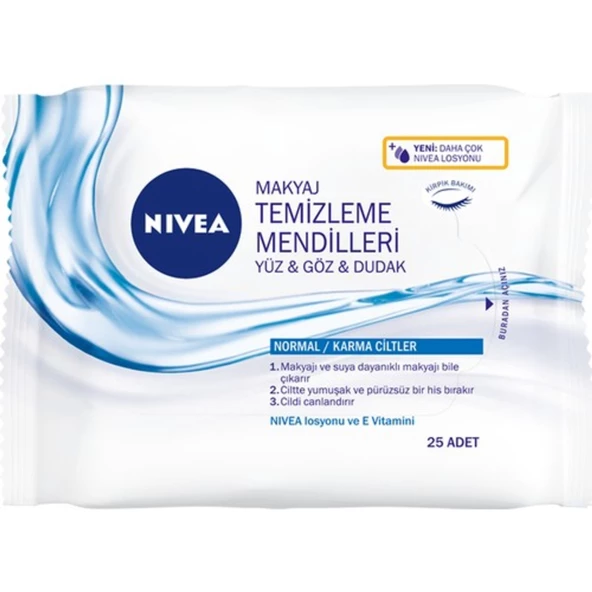 Nıvea Face Cream Makyaj Temızleme Mendılı Normal Cıltler Icın