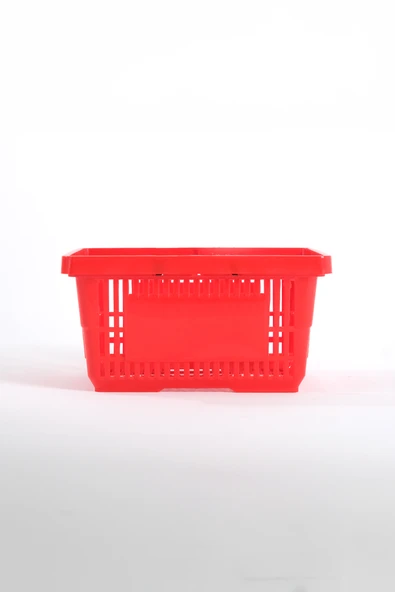Plastik Market El Sepeti 22 L Kırmızı - 4