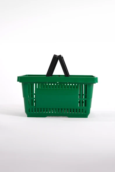 Plastik Market El Sepeti 22 L Yeşil - 1