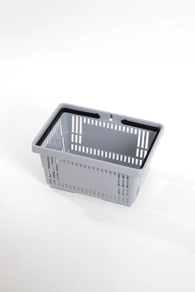 Plastik Market El Sepeti 22 L Gri - 2