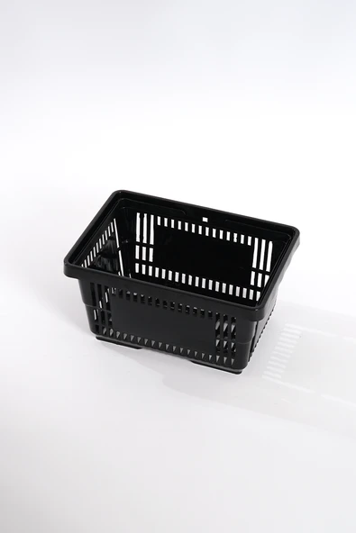 Plastik Market Sepeti 22 L Siyah - Resim 2