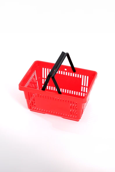 Plastik Market El Sepeti 22 L Kırmızı - 3