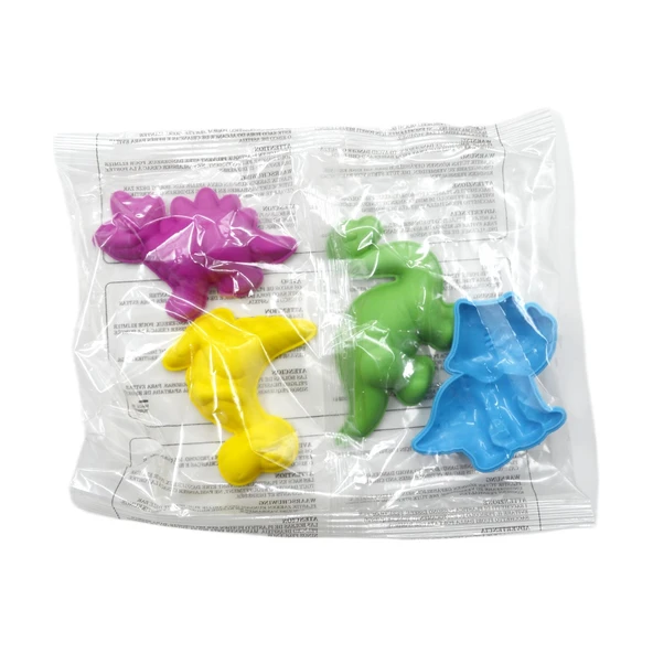 Faber-Castell Dino 4x56 gr Oyun Hamuru ve 3D Kalıp Oyun Hamuru Seti - Resim 5