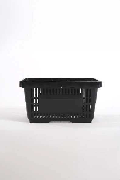 Plastik Market Sepeti 22 L Siyah - Resim 4
