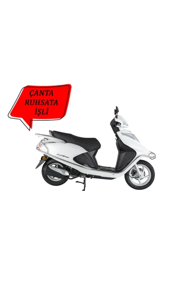 Mondial Fury 110i Scooter Motosiklet Beyaz 2025 (Çanta İşli)