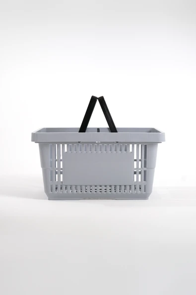 Plastik Market El Sepeti 22 L Gri - 1