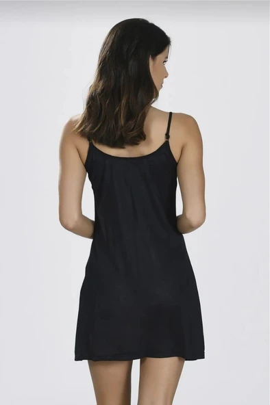 NBB 3851 KADIN İNCE ASKILI KOMBİNEZON TEKLİ - 2