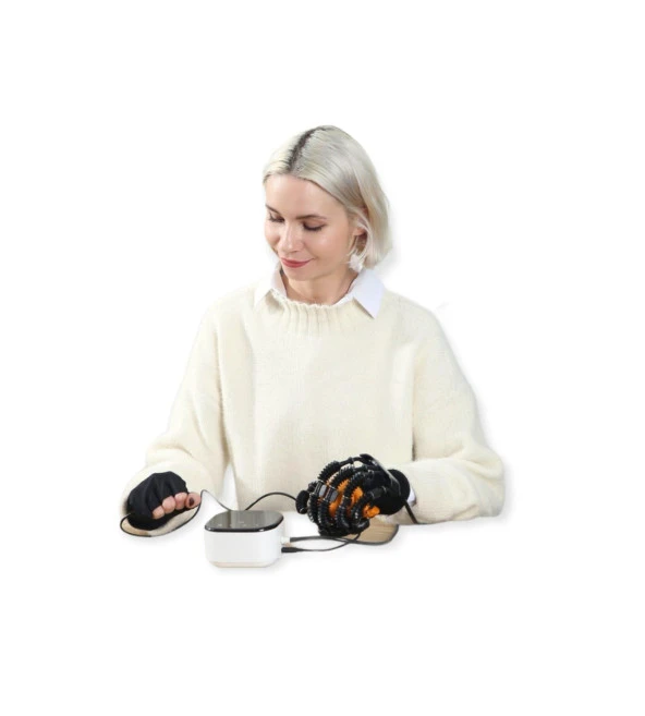 El Rehabilitasyon Robotu, Çift Eldivenli Rehabilitasyon Eldiveni - Resim 3