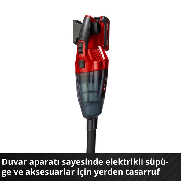 Einhell TE-VC 18 Li - Solo, Akülü Süpürge ve Einhell 18V 2,5 Ah PXC Starter Kit (Başlangıç Seti) - 9