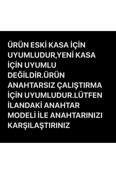 Nissan Qashqai Juke X-trail Micra Pulsar Note Anahtar Kılıfı Krem/gold Eski Kasa Uyumlu - Resim 3