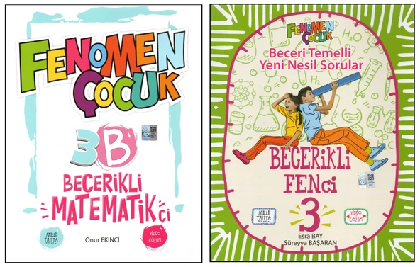 FENOMEN 3. SINIF BECERİKLİ 3B MATEMATİK+BECERİKLİ FENCİ (2 KİTAP)