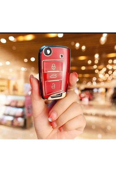 Seat Leon Fr 2013 2020 Uyumlu Lüks Anahtar Koruma Kılıfı 2.resime Bakınız ürün görseli