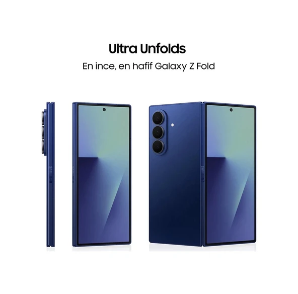 Samsung Galaxy Z Fold 7 512 12 GB RAM (Samsung Türkiye Garantili) Gölge Mavisi 512 GB - 3