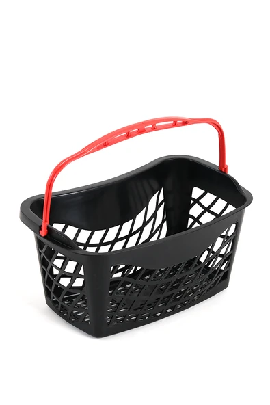 Plastik Market El Sepeti 26 L Kırmızı - Resim 3