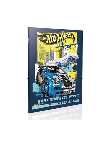 Gıpta Hot Wheels Spiralli A6 80 Yp. Karton Kapak Çizgili Not Defteri (5395) - Resim 2