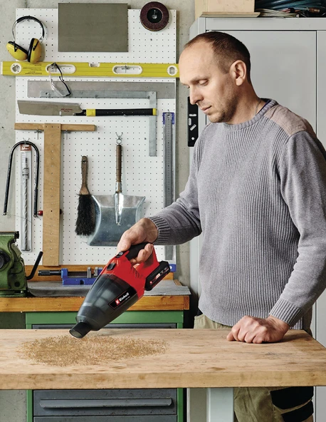 Einhell TE-VC 18 Li Akülü El Süpürgesi + 2 x 4.0 Ah Starter Kit - Resim 7