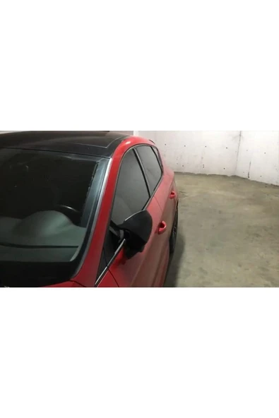 Seat Leon Mk3 Ve Mk3.5 Uyumlu Yarasa Batman Siyah Parlak Ayna Kapağı Yapıştırmalı - Resim 4