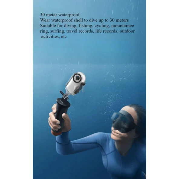 Ozmik H.265 4K Kamera 360 Dönebilen Klipsli ve Manyetik Klipsli Giyilebilir Kamera 120 DK - Resim 7