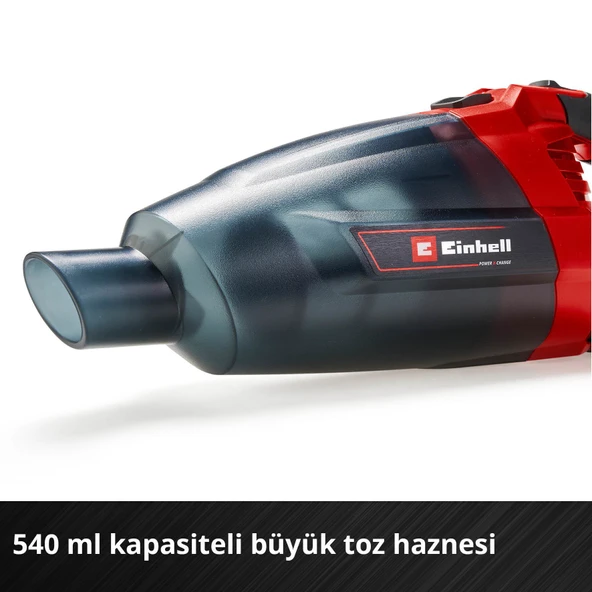 Einhell TE-VC 18 Li Akülü El Süpürgesi + 2 x 4.0 Ah Starter Kit - Resim 11