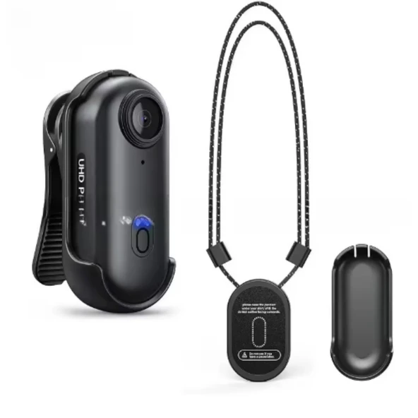 Ozmik H.265 4K Kamera 360 Dönebilen Klipsli ve Manyetik Klipsli Giyilebilir Kamera 120 DK ürün görseli