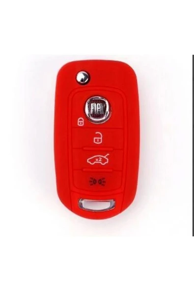 2 Adet Kırmızı Renk Egea Silikon Anahtar Koruma Kılıfı ürün görseli