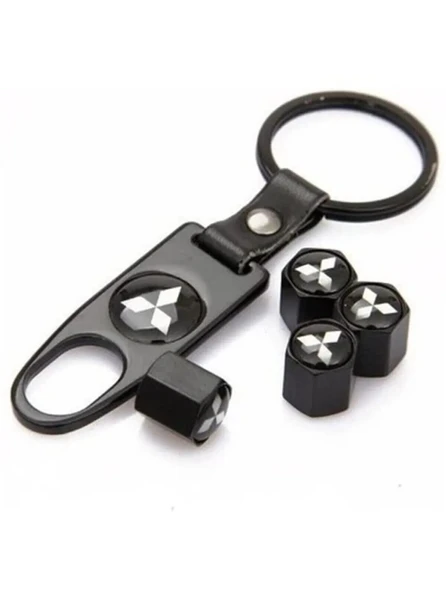 Mitsubishi Uyumlu Colt Lancer Carisma Uyumlu 4'Lü Sibop Kapağı Ve Anahtarlık ürün görseli