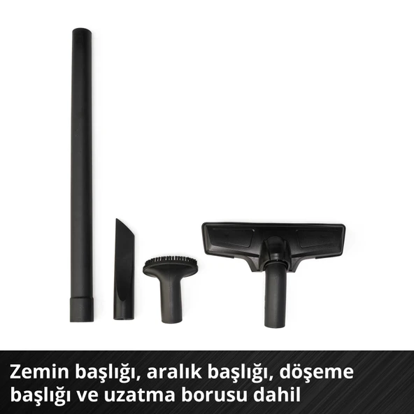 Einhell TE-VC 18 Li Akülü El Süpürgesi + 2 x 2.5 Ah Starter Kit - 9