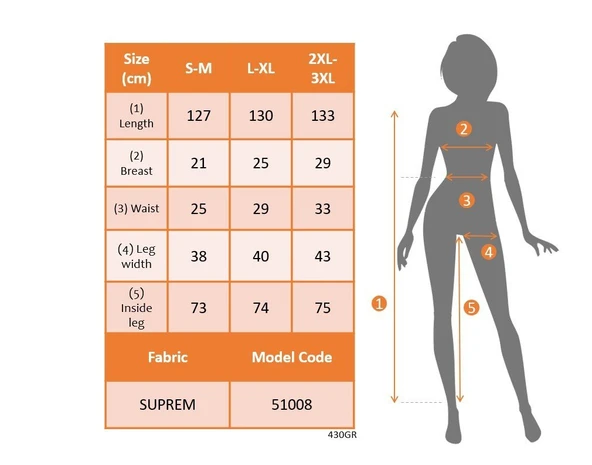 Kadın Yakası Gipe Detaylı önden Yırtmaç Detaylı Desenli Süprem Pantolunetek Tulum - Resim 6