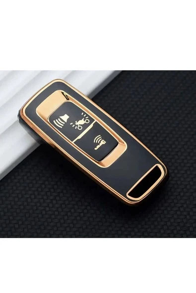 Honda Pcx 2021-2022-2023-2024-2025 Model Uyumlu Anahtar Kılıfı Siyah/gold Forza Için Uymaz ürün görseli