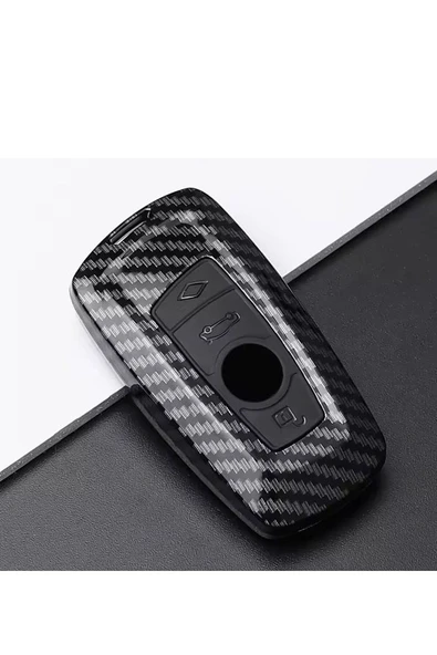 Bmw 1 3 5 7 Seri X1 X3 X4 X5 F10 F15 F16 F20 F30 F18 F25 M3 M4 E34 Karbon Anahtar Koruma Kılıfı ürün görseli