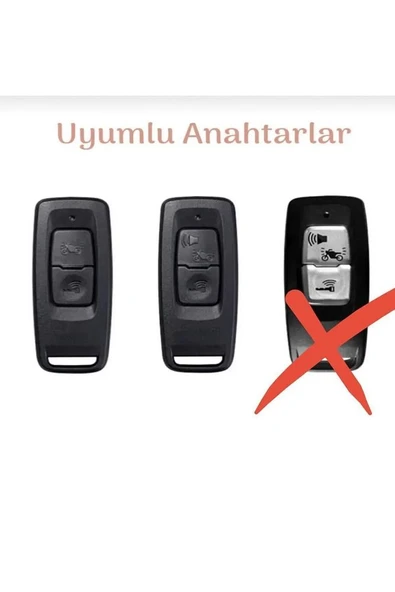 Honda Pcx 2021-2022-2023-2024-2025 Model Uyumlu Anahtar Kılıfı Mavi/gold Forza Için Uymaz - Resim 2