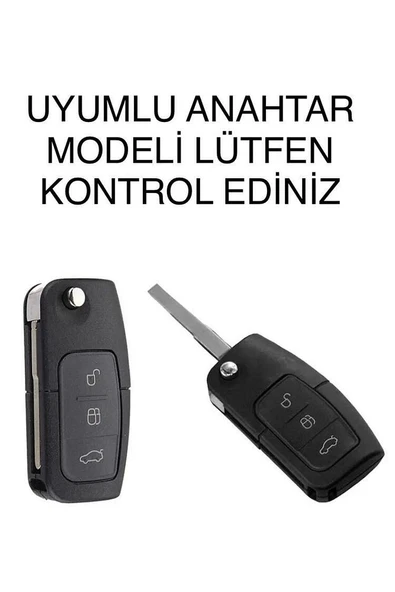 Fiesta Focus B-max Kuga Silikon Anahtar Koruma Kılıfı Mavi Renk - Resim 2