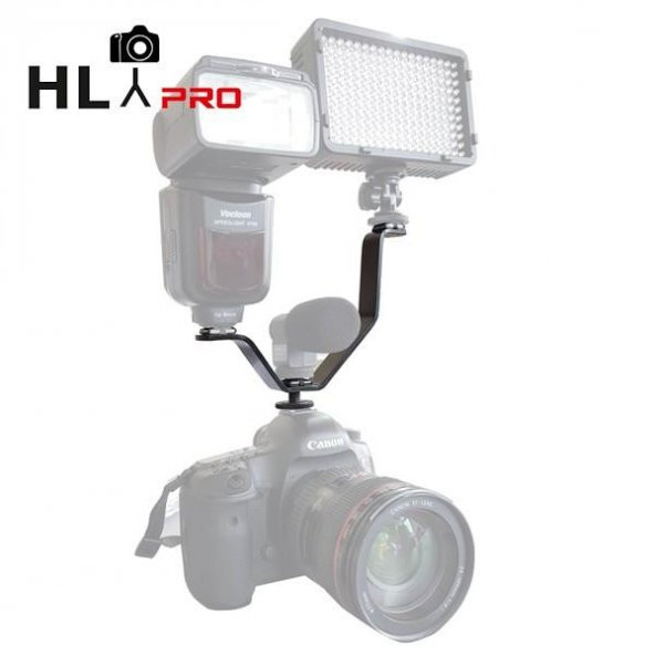 Mikrofon ve Led ışık için V Braket - 3