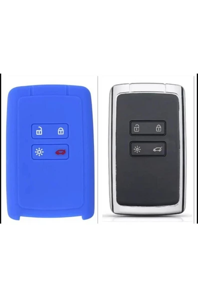 2 Adet Mavi Renk Clio 5 Megane 4 Kadjar Silikon Anahtar Koruma Kılıfı ( Grubu Uyumlu) ürün görseli