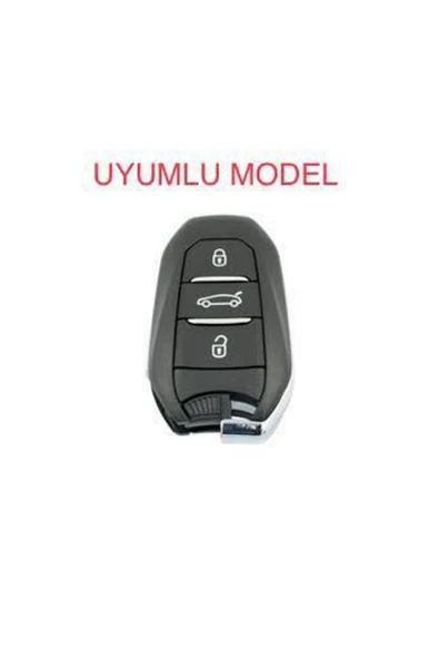 2 Adet Opel Grandland X Uyumlu Silikon Anahtar Koruma Kılıfı Mavi Ve Siyah Renk - Resim 2