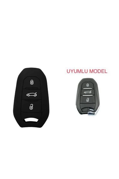Peugeot 208 308 508 2008 3008 5008 Rifter Anahtar Koruma Kılıfı Sustasız Anahtarsız Çaliştırma ürün görseli